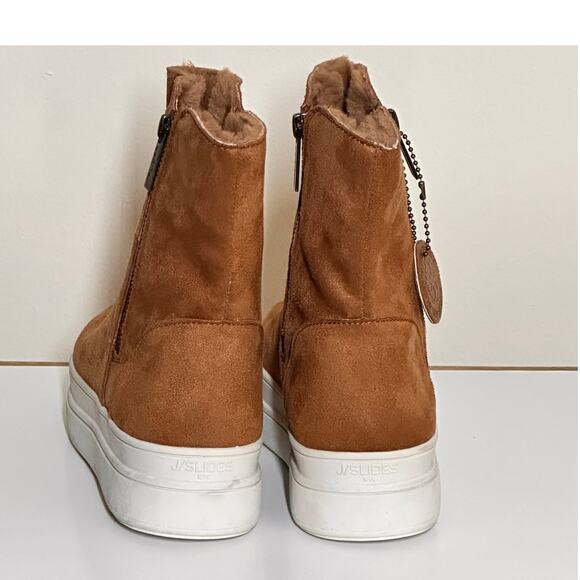 J/Slides Women's Tristan Waterproof Suede Booties Sz 6.5 - Picture 4 of 11